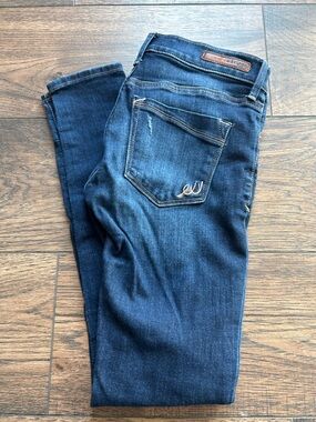 Express Women's Dark Blue Skinny Jeans